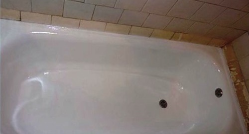 Реставрация ванны жидким акрилом | Левобережный 